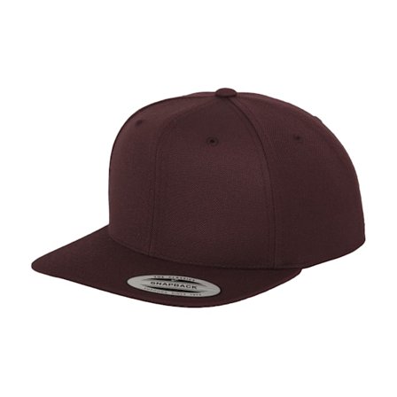Yupoong Mens The Classic Premium Snapback Cap One Size Maroon