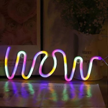 WOW Form LED Neonljus Väggmontering Bar Atmosfärslampor (FMY)