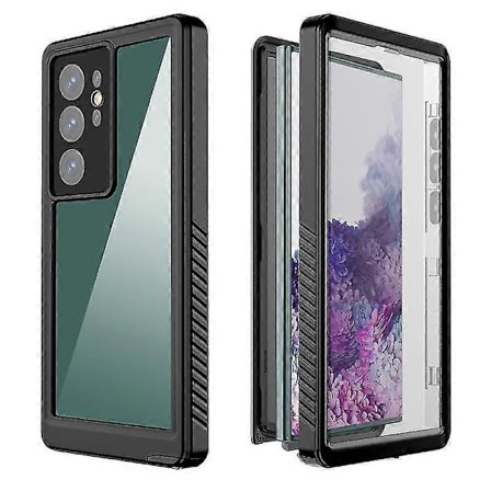 Til Samsung Galaxy S24 Ultra/ S24 Plus/ S24 Vandtæt Etui, S24 Ultra Vandtæt Etui Med Linse Skærmbeskytter Fuld Beskyttelse