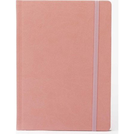 Anteckningsbok - Loggbok Like u Anteckningsbok A5 Pro M+ Ljusrosa linje