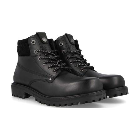 Wrangler, Lace-up Boots Zwart, Heren, Maat:40 EU