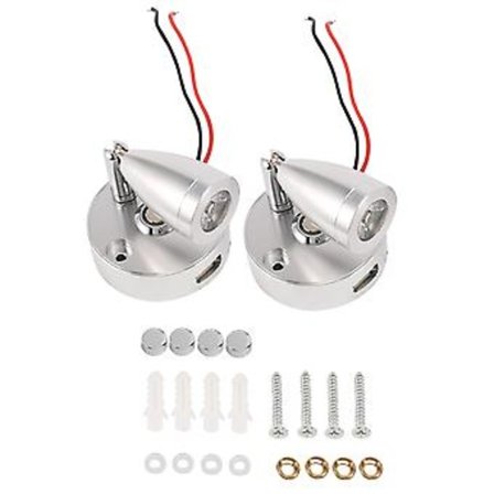 RV LED-pistelukulamput, 12V sisävalaistuskatkaisin USB-liitännällä asuntovaunulle, veneelle, lämmin