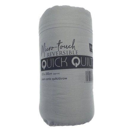 Hem & Living Lyxig Resquilt En Storlek Grå