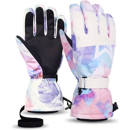 Vinterhandsker til Mænd og Kvinder - Varme, Vandtætte Skihandsker med 5 Lag, Touchscreen, Snehandsker til Koldt Vejr