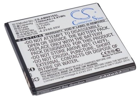 Batteri till SmartPhone, Mobil för AMOI N89, N806, N807 m.fl.