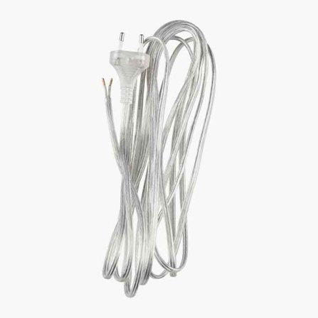 Sladdställ ojordat transparent 4 m