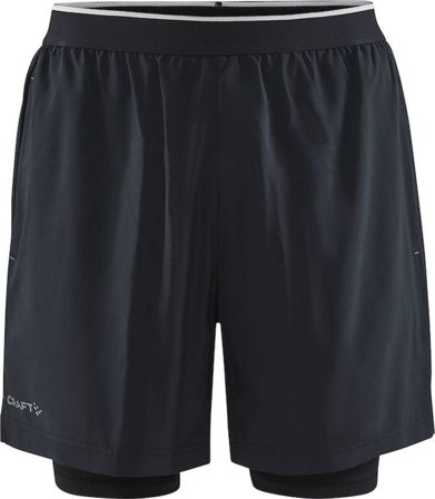 Craft Men's Adv Charge 2-In-1 Stretch Shorts Men workout shorts Black S