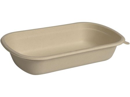 ABENA Matlåda Take-away Bagasse 750 ml 125/fp - Lyreco - Kök och servering - Engångsartiklar - Take Away
