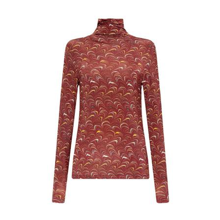 Ulla Johnson Aurelia patterned Coltrui Trui , Rood , Dames , Maat: S