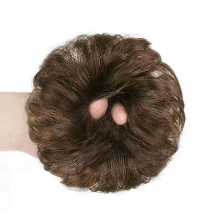 Peruk Hårbulle Människohår Silke 8 8