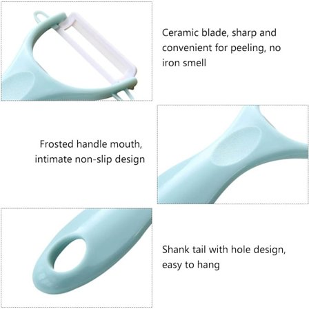 Keramisk Skrellere, Keramisk Potetskreller (Nordisk Rosa + Nordisk