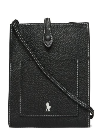Polo Play Leather Pocket Crossbody Black Polo Ralph Lauren
