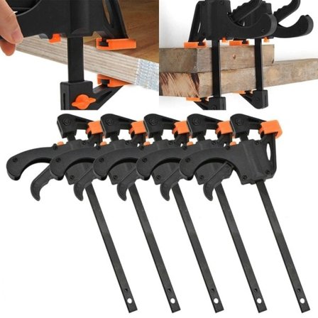5 stk Træbearbejdning Work Bar Mini F Clamp Clip Set