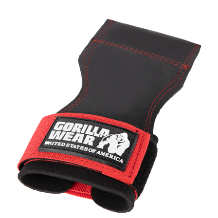 Gorilla Wear Gear Lifting Grips Svart/Röd