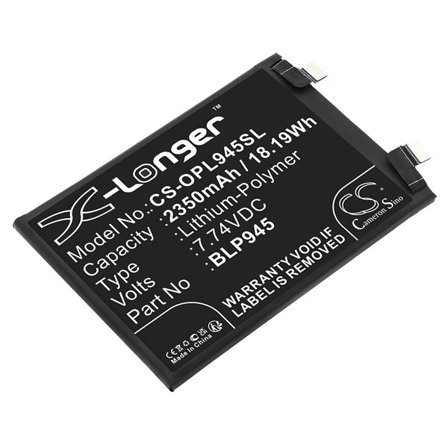 Batteri til SmartPhone, Mobil til Oneplus ACE Pro, Ace Pro 5G, PGP110 og andre.