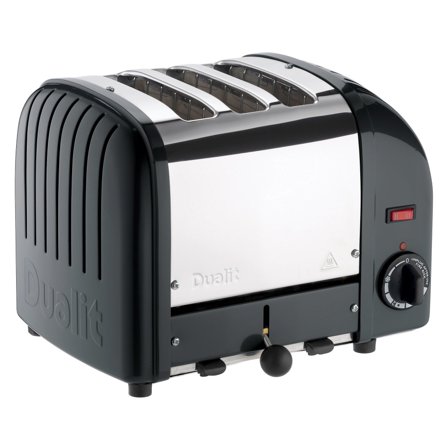 Dualit Classic Combi 2+1 skiver brødrister, matt svart - Kjøp kjøkkenmaskin hos Bakeren og Kokken' - 'Matte black
