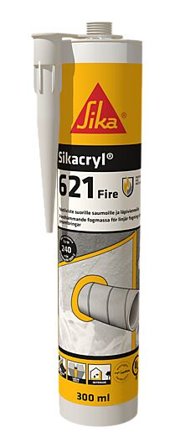 SIKA Brannfugemasse Akryl 300ml Hvit