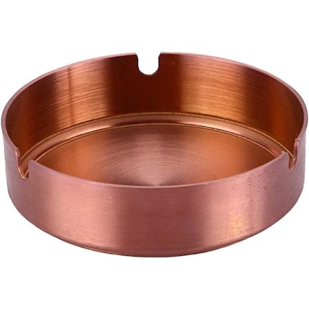 Kreativ Rund Rustfrit Stål Tyk Askebæger Europæisk Stue Kontor Bar Kaffebord Restaurant Dekoration - Rosenguld