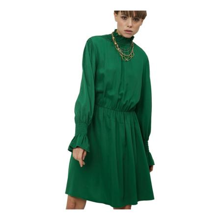Silvian Heach, Midi dress with elastic Groen, Dames, Maat:M,Viscose