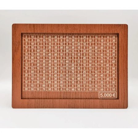 Pengar låda Trä Spargris med Återanvändbara pengar låda med sparande mål