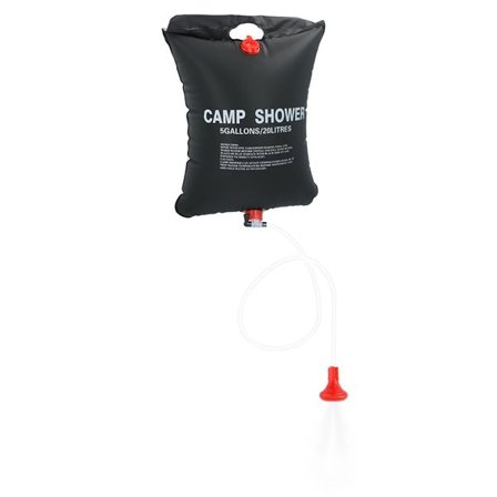 Soloppvarmet campingdusj på 20 liter for varme utendørsdusjer