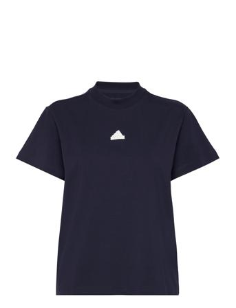 W Bluv Tee Navy Adidas Sportswear