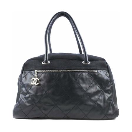 Chanel Vintage, Weekend Bags Zwart, unisex, Maat:ONE Size