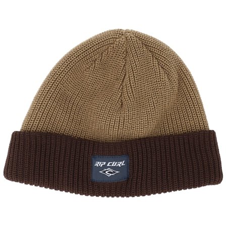Rip Curl - Beige cuff Beanie - Classic Surf Lined Reg Beanie Khaki Cuff @ Hatstore