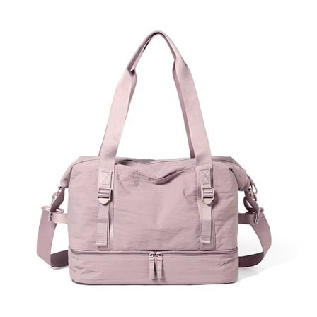 Sports Gym Bag For 20-35L Large Capacity, Sports Canvas Bag, Wet And Dry Use (Pink)