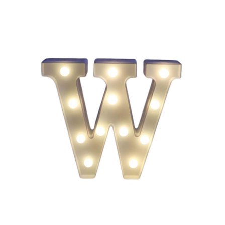 LED Bogstavslamper Stor Dekorativ Havelampe til Udendørs Brug W-max