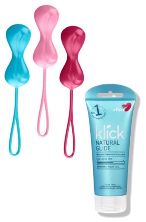 Knip-paket Satisfyer balls & RFSU Glidmedel Paketerbjudande - Blushme.se