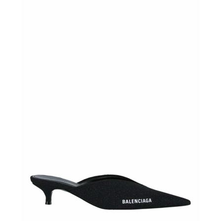 Balenciaga Heeled Mules svart, Dam Högklackat, Dam, Storlek: 38 EU