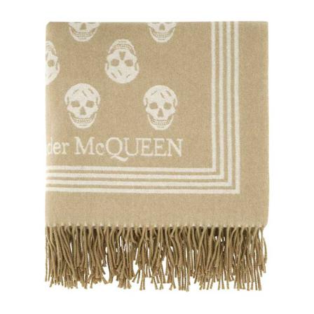Alexander McQueen, Scarves Beige, Dames, Maat:ONE Size