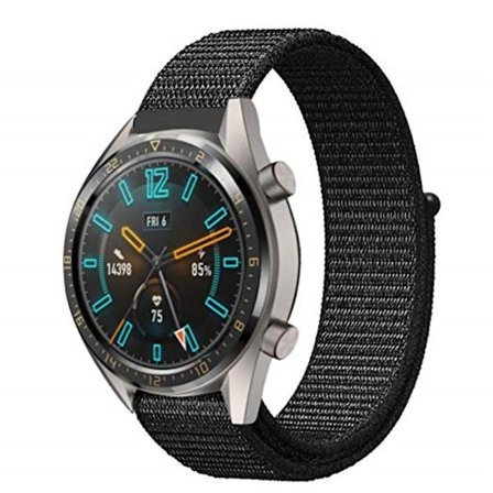 Nylonrem Huawei Watch GT/GT 2 46mm/GT 2 Pro Sort