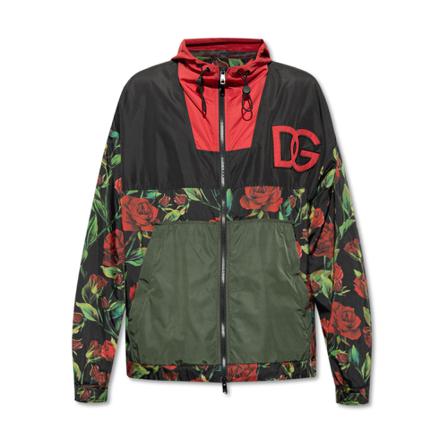 Dolce & Gabbana, Hooded jacket Zwart, Heren, Maat:M