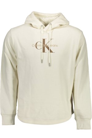 Calvin Klein Felpa Senza Zip Uomo Bianco