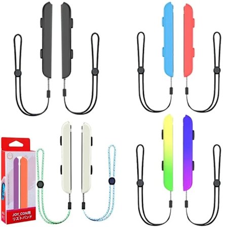 Bryter Håndledd stropp for Nintendo Switch JoyCon Controller Anti-Lost JoyCon Gamepads