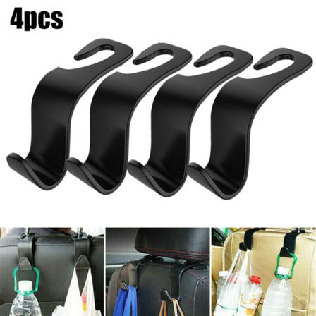 4 st Universal Bil Back Seat Hanger Väska Organizer - spot försäljning 4pcs