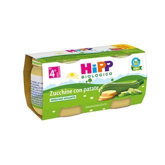 Hipp Bio Omogeneizzato Zucchine Patate 2x80g 4 Mesi +