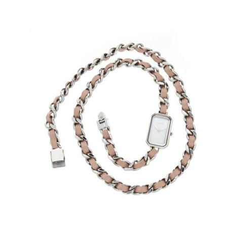 Chanel, First Watch Beige, Dames, Maat:ONE Size,leer