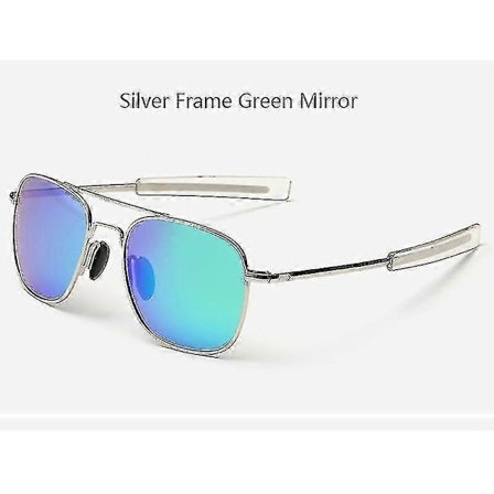 Svarta polariserade pilot-solglasögon för män, militärstil, amerikansk design, polariserade solglasögon, Oculos De Sol