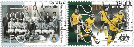 Australien - Fodbold - Stemplet sæt 2v
