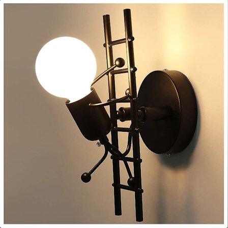 Humanoid Creative Wall Light Indoor Sconce Modern Candle Wall La
