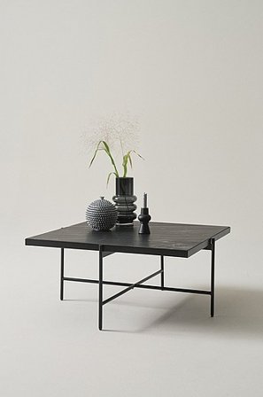 Jotex - Soffbord 84x84 Cm Järn - Marmor Svart GALATINA - Köp Soffbord hos Jotex