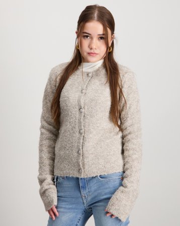 Sofie Schnoor KyraSY Cardigan Brun Genser Jente - Kids Brand Store