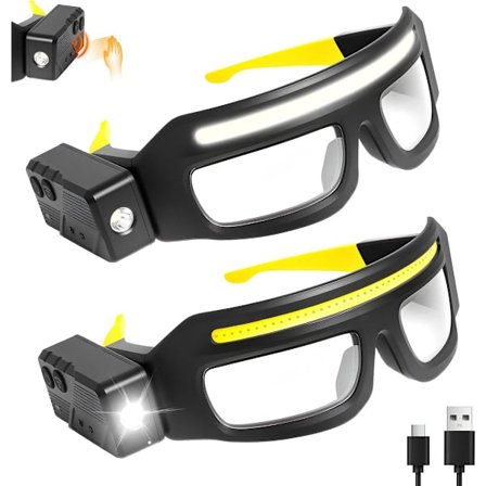 Pandelampe, sses Lampe, Genopladelig LED Lampe, 16*8*6cm, 5 Belysningsindstillinger, 1 Pakke, Batterilevetid Op Til 4 Timer, Velegnet til Løb, Camping