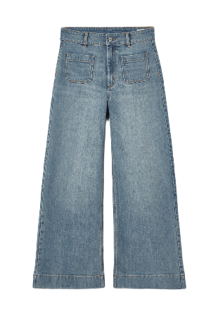 Carin Wester Slimfit-jeans med hög midja INE Jeans Blå 38