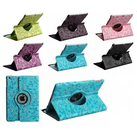 Fodral iPad Mini 1/2/3 360 rotation Blommor