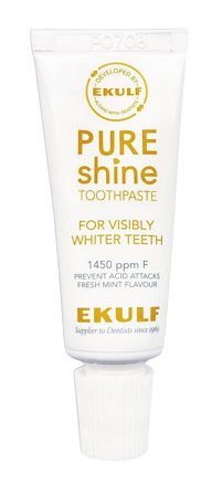 Ekulf Pure Shine Tandpasta 12 ml, Medicin & Pleje, Mund & Tandpleje, Tandpasta