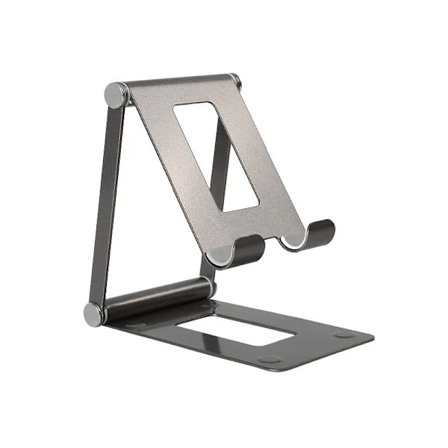 Metall Tabletthållare Skrivbord Mobil Bord Vikbar Förlängning Skrivbord Mobiltelefonhållare IPhone IPad Ställ Justerbara Ställ~05001